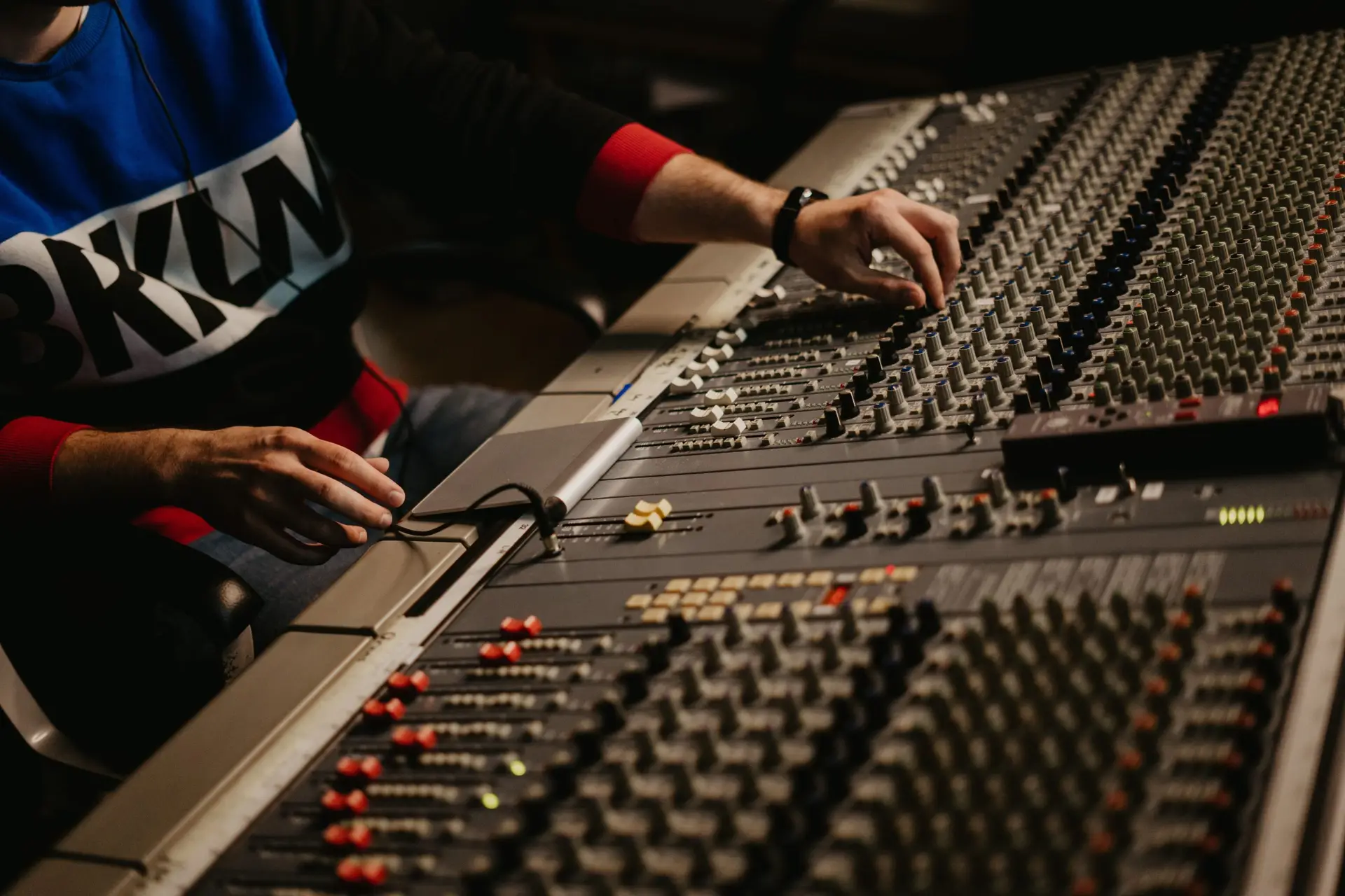 Professional audio mixing equipment